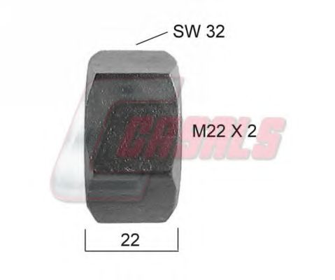 Гайка крепления колеса CASALS 21144