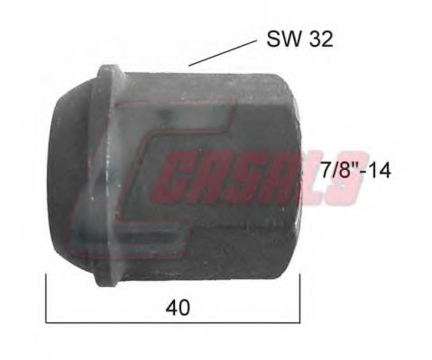 Гайка крепления колеса CASALS 21363