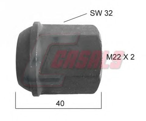 Гайка крепления колеса CASALS 21366