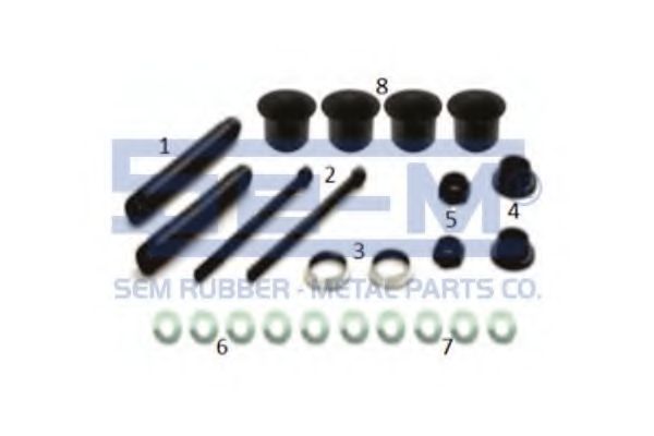 Ремкомплект, стабилизатор кабины водителя SEM LASTIK 11804