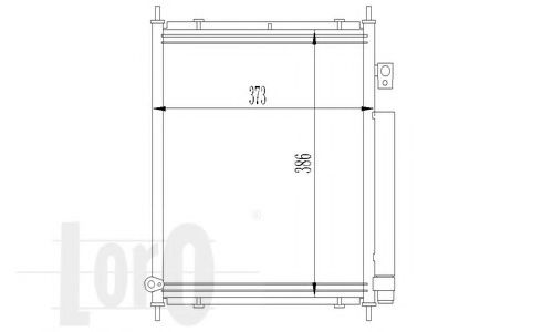 Конденсатор, кондиционер LORO 018-016-0020