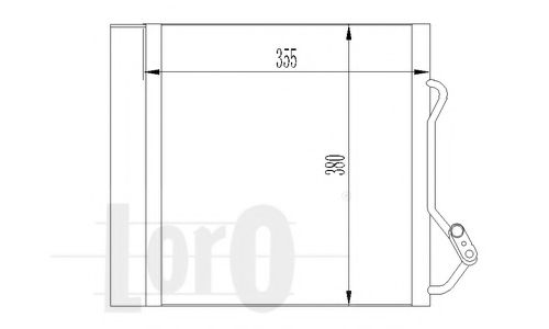 Конденсатор, кондиционер LORO 054-016-0031