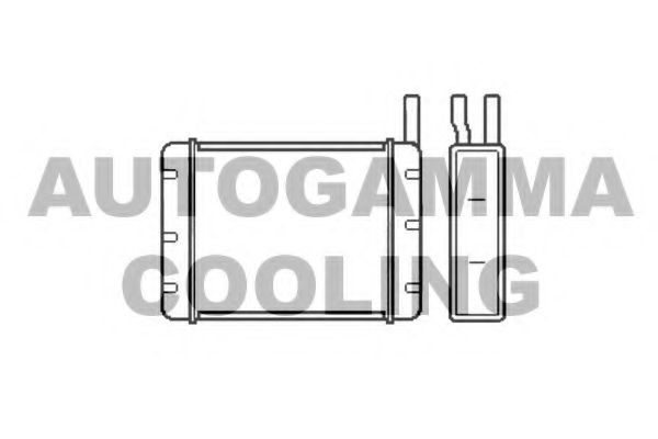 Теплообменник, отопление салона AUTOGAMMA 102470