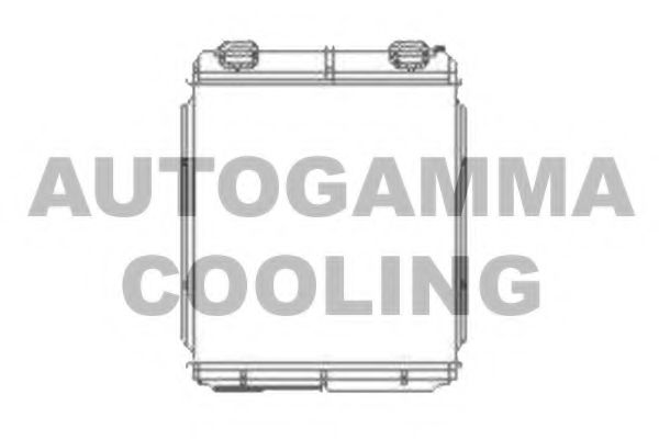 Теплообменник, отопление салона AUTOGAMMA 104239