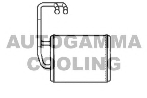 Теплообменник, отопление салона AUTOGAMMA 105063