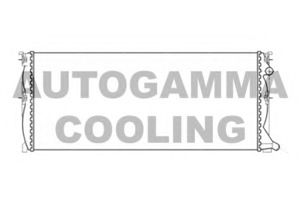 Радиатор, охлаждение двигателя AUTOGAMMA 105133