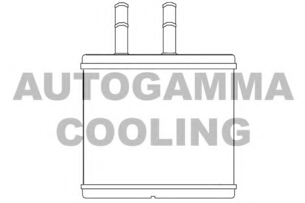 Теплообменник, отопление салона AUTOGAMMA 105269