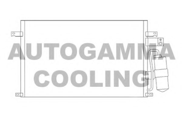 Конденсатор, кондиционер AUTOGAMMA 105609