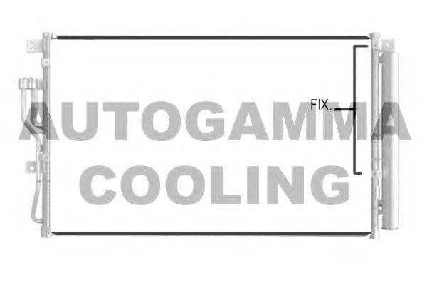 Конденсатор, кондиционер AUTOGAMMA 107387