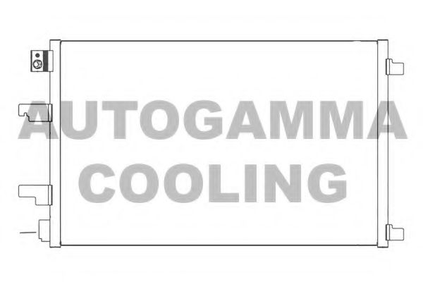 Конденсатор, кондиционер AUTOGAMMA 107433
