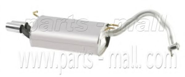 Глушитель выхлопных газов конечный PARTS-MALL PYA-119