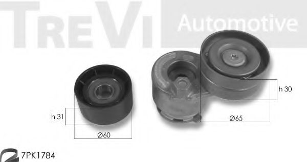 Поликлиновой ременный комплект TREVI AUTOMOTIVE KA1162