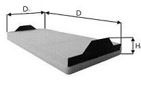 Фильтр, воздух во внутренном пространстве MANN-FILTER K1253