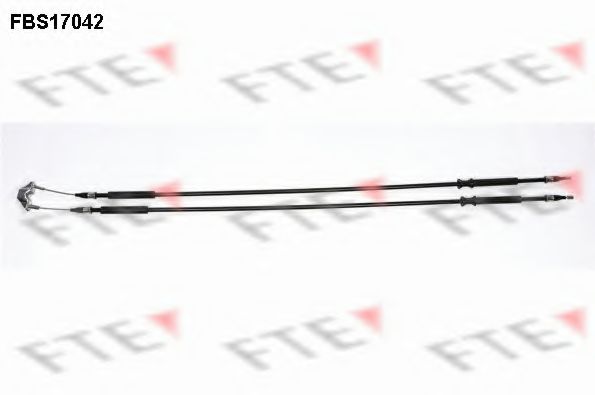 Трос, стояночная тормозная система FTE FBS17042