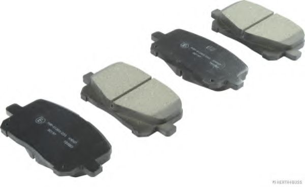 Комплект тормозных колодок, дисковый тормоз HERTH+BUSS JAKOPARTS J3602090