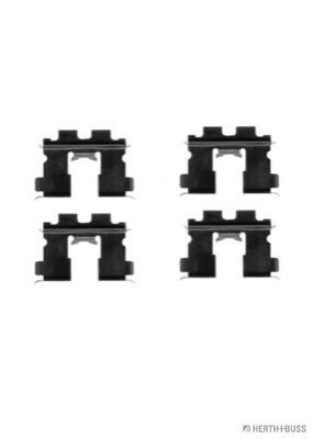 Комплектующие, колодки дискового тормоза HERTH+BUSS JAKOPARTS J3668002