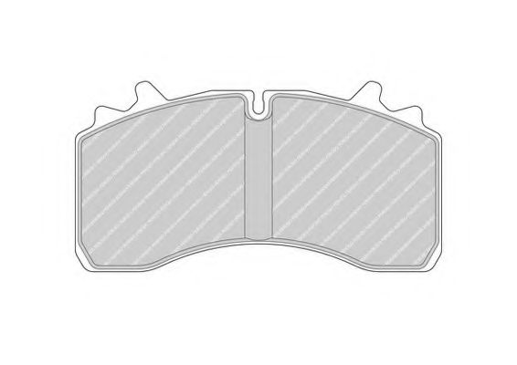 Комплект тормозных колодок, дисковый тормоз FERODO FCV1828