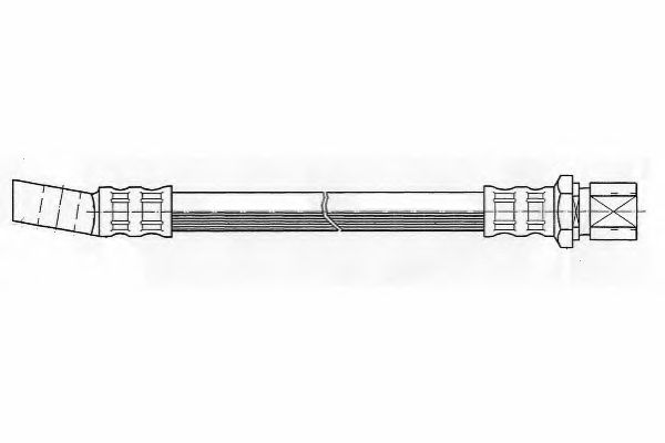 Тормозной шланг FERODO FHY2053