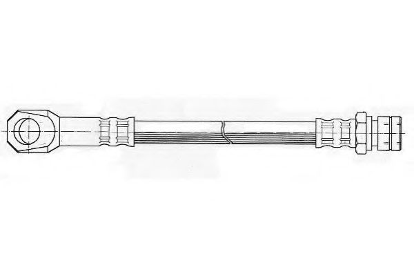 Тормозной шланг FERODO FHY2061