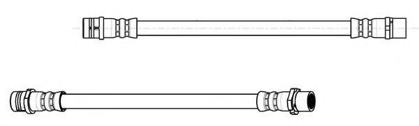 Тормозной шланг FERODO FHY2858