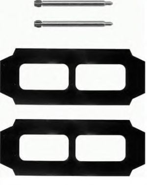 Комплектующие, колодки дискового тормоза BREMBO A 02 272