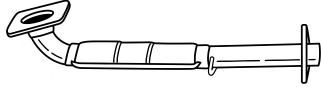 Труба выхлопного газа AKS DASIS SG70200