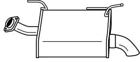 Глушитель выхлопных газов конечный AKS DASIS SG38644