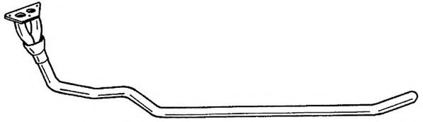 Труба выхлопного газа AKS DASIS SG38118