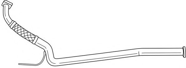 Труба выхлопного газа AKS DASIS SG35190
