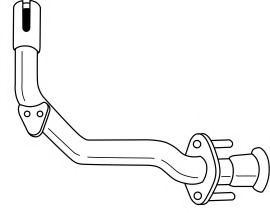 Труба выхлопного газа AKS DASIS SG32121