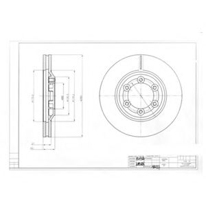 Тормозной диск DELPHI BG4175