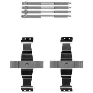 Комплектующие, колодки дискового тормоза DELPHI LX0642