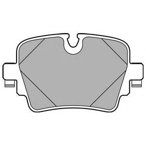 Комплект тормозных колодок, дисковый тормоз DELPHI LP2767