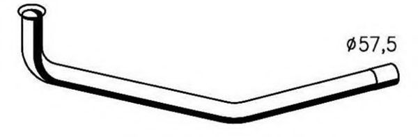 Труба выхлопного газа MAGNETI MARELLI 391338015099