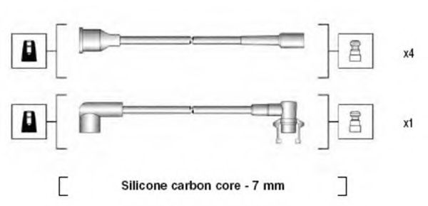 Комплект проводов зажигания MAGNETI MARELLI 941145230720