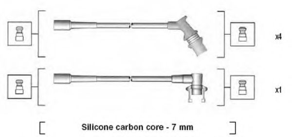 Комплект проводов зажигания MAGNETI MARELLI 941145270724