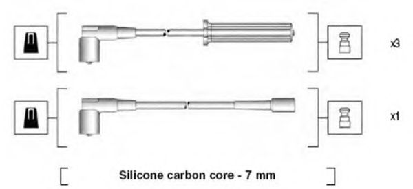 Комплект проводов зажигания MAGNETI MARELLI 941365030926