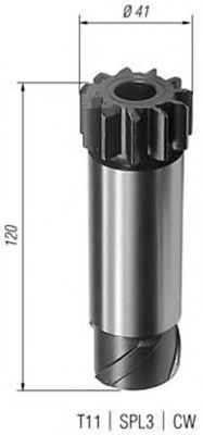 Ведущая шестерня, стартер MAGNETI MARELLI 940113020006