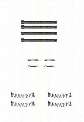 Комплектующие, колодки дискового тормоза TRISCAN 8105 171005