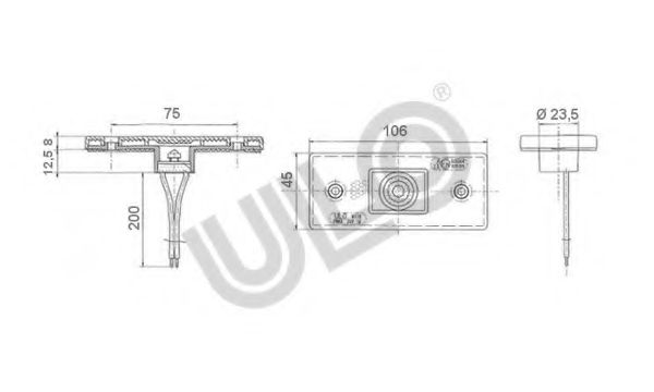 Габаритный фонарь ULO 561360