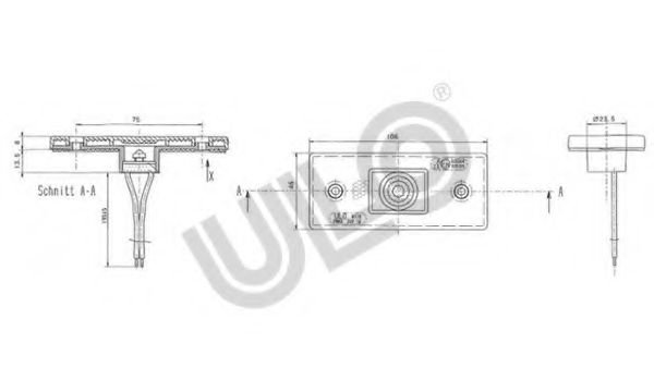 Габаритный фонарь ULO 561380