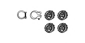 Монтажный комплект, система выпуска WALKER 21053