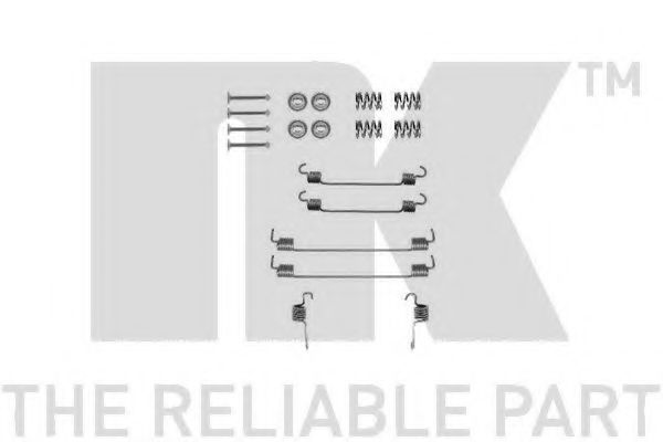 Комплектующие, тормозная колодка NK 7930784