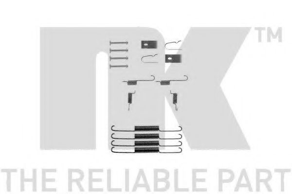 Комплектующие, тормозная колодка NK 7932664