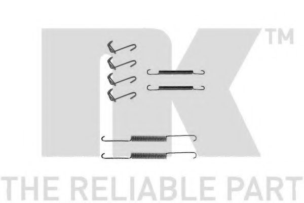 Комплектующие, тормозная колодка NK 7936563