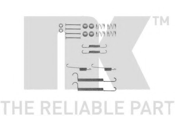 Комплектующие, тормозная колодка NK 7936630