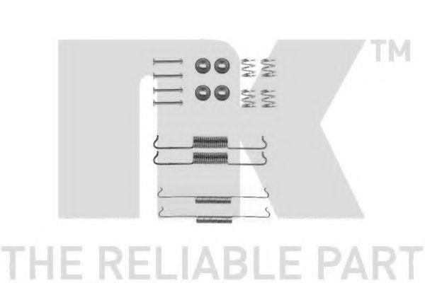 Комплектующие, тормозная колодка NK 7947521