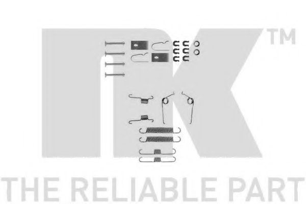 Комплектующие, тормозная колодка NK 7951693