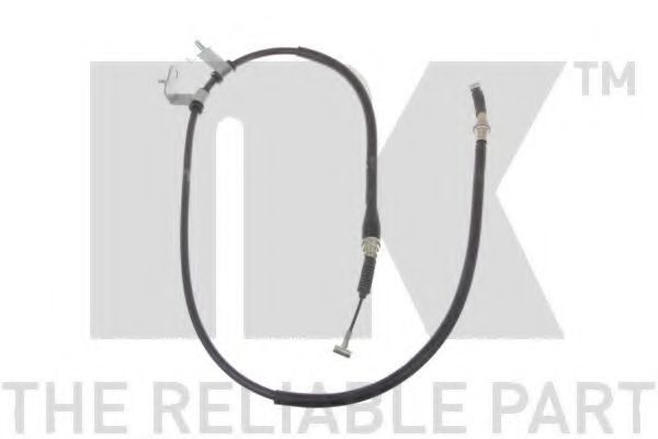 Трос, стояночная тормозная система METZGER 170687