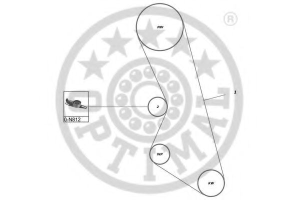 Комплект ремня ГРМ LuK 530019